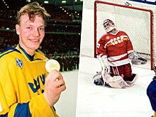 Исторический гол Матса Сундина в ворота сборной СССР на чемпионате мира 1991, видео момента
