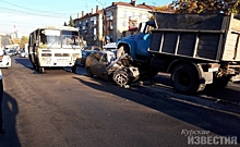 Курск. Подробности массовой аварии на ул. Дзержинского с участием маршрутки