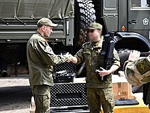 Демешин встретился с бойцами именного батальона "Максим Пассар" в ДНР