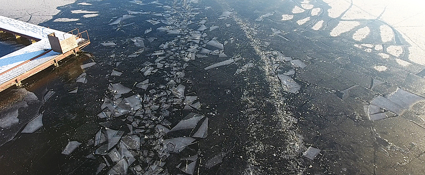 МЧС России по Удмуртии: нахождение на льду влечет за собой опасность