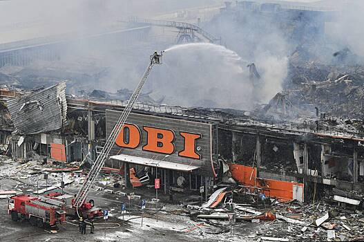 Стало известно о сносе сгоревшего OBI в Химках