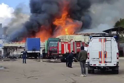 МЧС: в Наро-Фоминске локализовали пожар на площади 2,8 тысячи «квадратов»