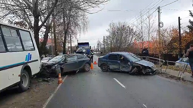 Renault в Opel, Opel в дерево: последовательная авария произошла в дзержинском округе