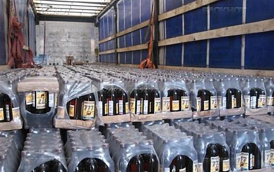 Курские подпольные цеха поставляли алкогольный фальсификат в Москву