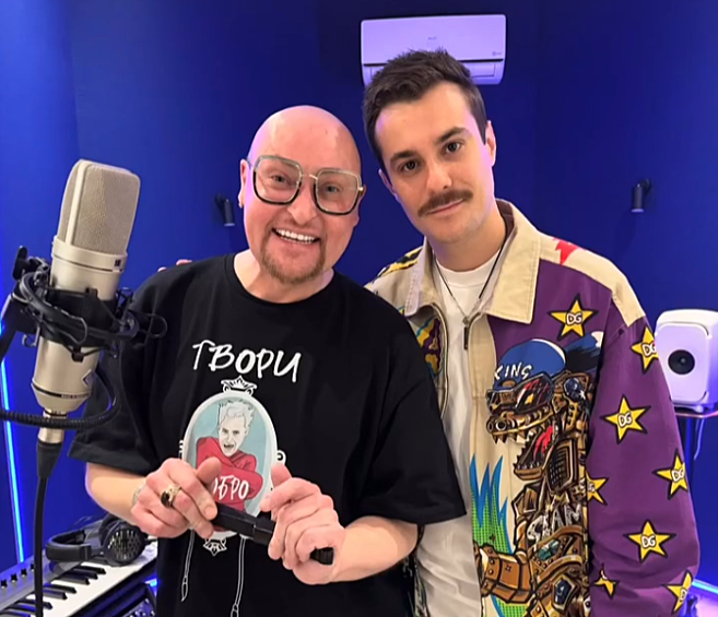 Певец Шура и музыкант Антон Самойлов в 2024 году