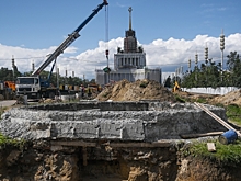 Реставрация фонтана «Золотой колос» началась на ВДНХ