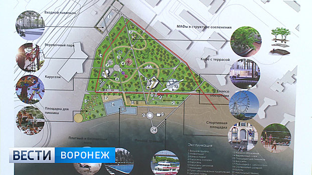 Колесо обозрения и воздушные тропы. Каким станет воронежский парк «Дельфин»