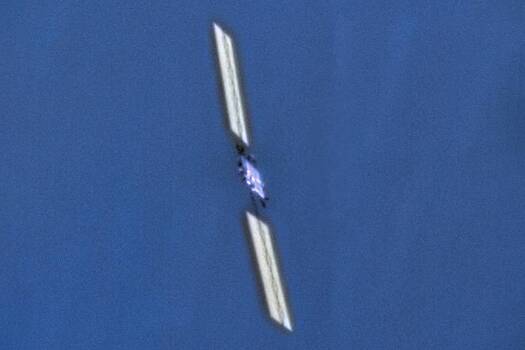 Упавший с орбиты спутник Starlink попал на фото