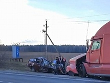 Момент смертельной аварии в Чкаловском районе попал на камеру видеорегистратора
