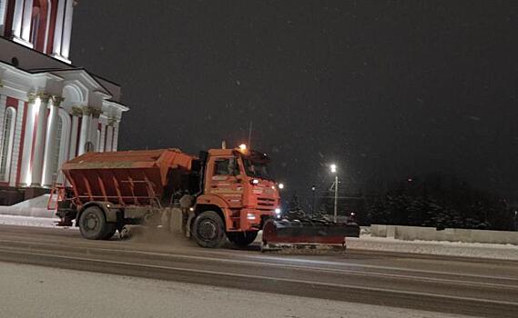 В Курской области к уборке снега готовы 414 единиц техники