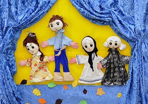 Воспитанники театральной студии «Театруша» представили кукольный спектакль онлайн