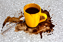 Почему кофе выплескивается после седьмого шага