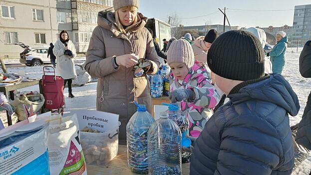 Порядка тонны вторсырья собрали жители Вологды на очередном «Экопарке»