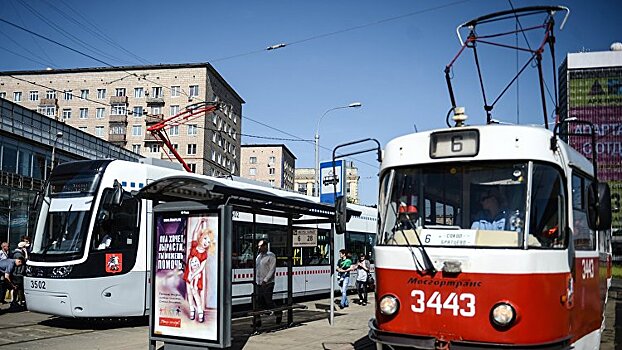 В Москве при столкновении трамваев пострадали пять человек