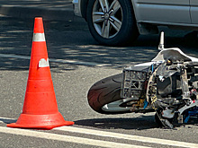 Мотоциклист погиб в автоаварии в центре Москвы