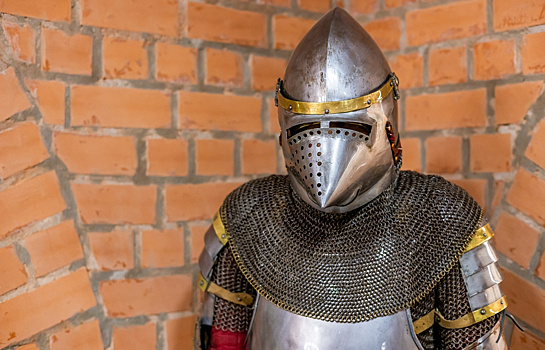 Избиратель в костюме рыцаря проголосовал на выборах губернатора в Ленинградской области