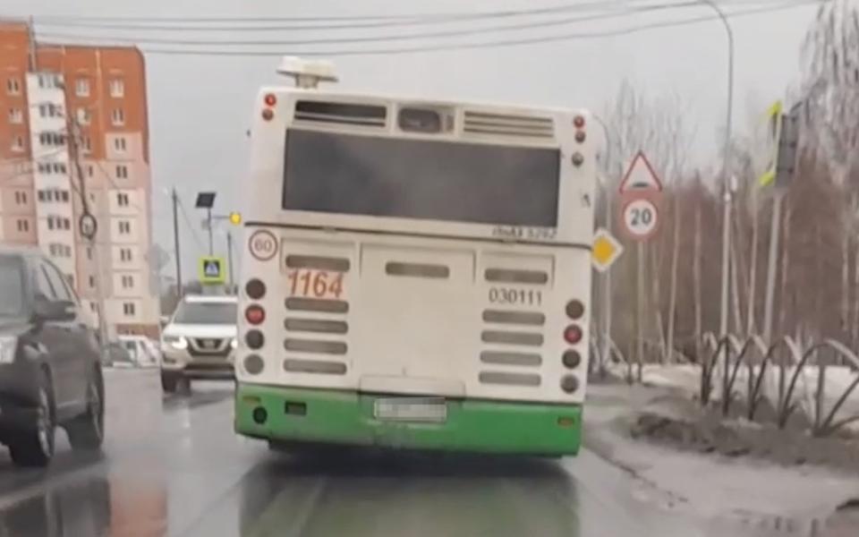 В Рязани сняли «заниженный» автобус