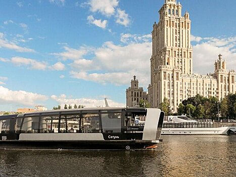 8 электросудов поступят в Москву в 2026 году