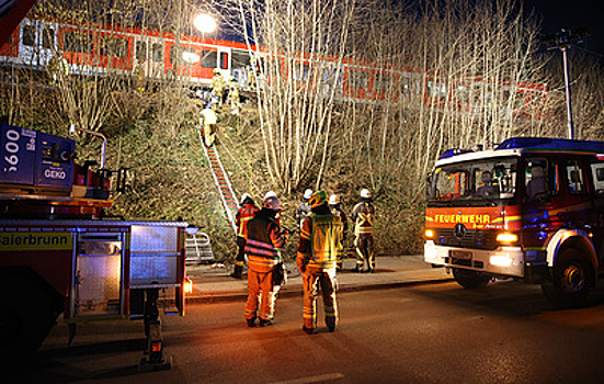 Две электрички столкнулись в южной части Мюнхена