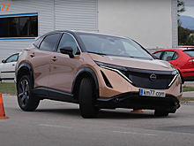 Nissan Ariya испытали «лосиным тестом»