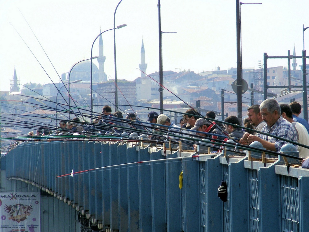 Галатский мост, Стамбул, Турция
