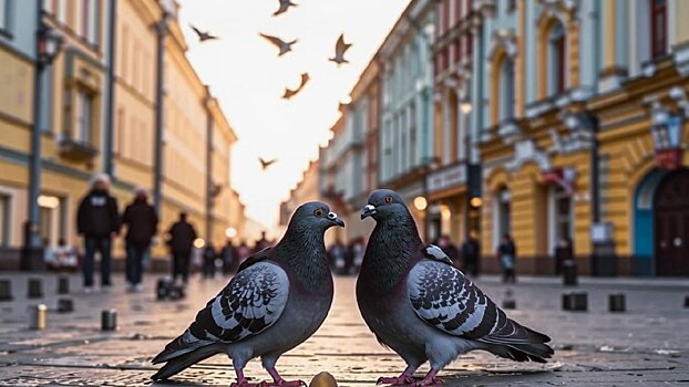 Уральские туристы отдали 80 тысяч рублей за фото с голубями в Петербурге