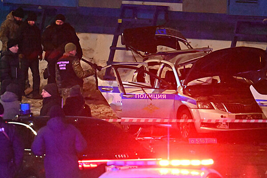 Названа мощность СВУ, с помощью которого подорвали автомобиль ДПС в Москве