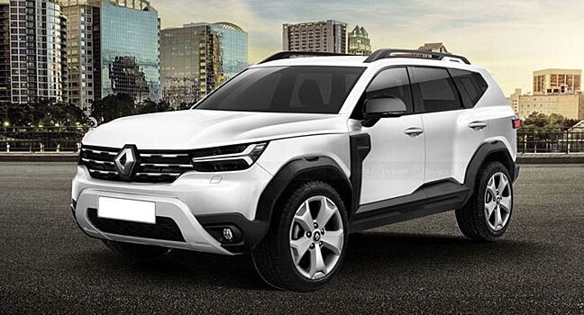 Компания Renault показала тизер новой внедорожной версии Bigster