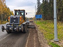 На дороге Кирово-Чепецк - Фаленки устраняют дефекты