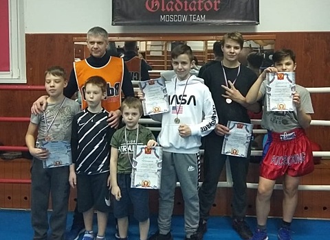 В районе Коньково прошла «Зимняя гонка Гладиатора»