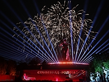 В Волгограде прошел первый в этом году «Свет Великой Победы»