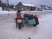 В Сандово мотоцикл с коляской попал в ДТП