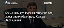 Басманный суд Москвы отправил под арест вице-губернатора Сергея Харлашкина