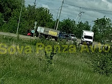 В пензенской «Терновке» водитель грузовика сбил мотоциклиста