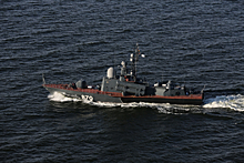 Корабельная ударная группа Балтийского флота провела стрельбы в Балтийском море