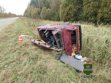 75-летний пенсионер в Боровском районе въехал в дорожный знак