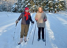 Тренировка по скандинавской ходьбе прошла в Роговском