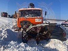 В Альметьевском районе женщина погибла в ДТП с КАМАЗом