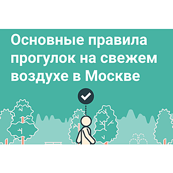 Основные правила прогулок на свежем воздухе в Москве