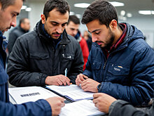 В поселке имени Морозова полицейские провели проверку документов у 58 мигрантов