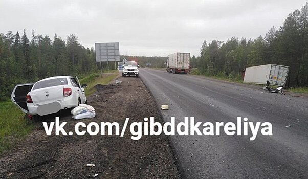 На трассе «Кола» погиб 68-летний водитель «Лады Гранты»