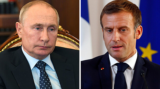 В Кремле раскрыли детали разговора Путина и Макрона