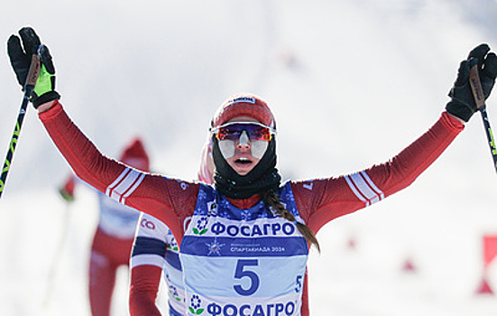 Лыжница Крупицкая выиграла марафон на Спартакиаде