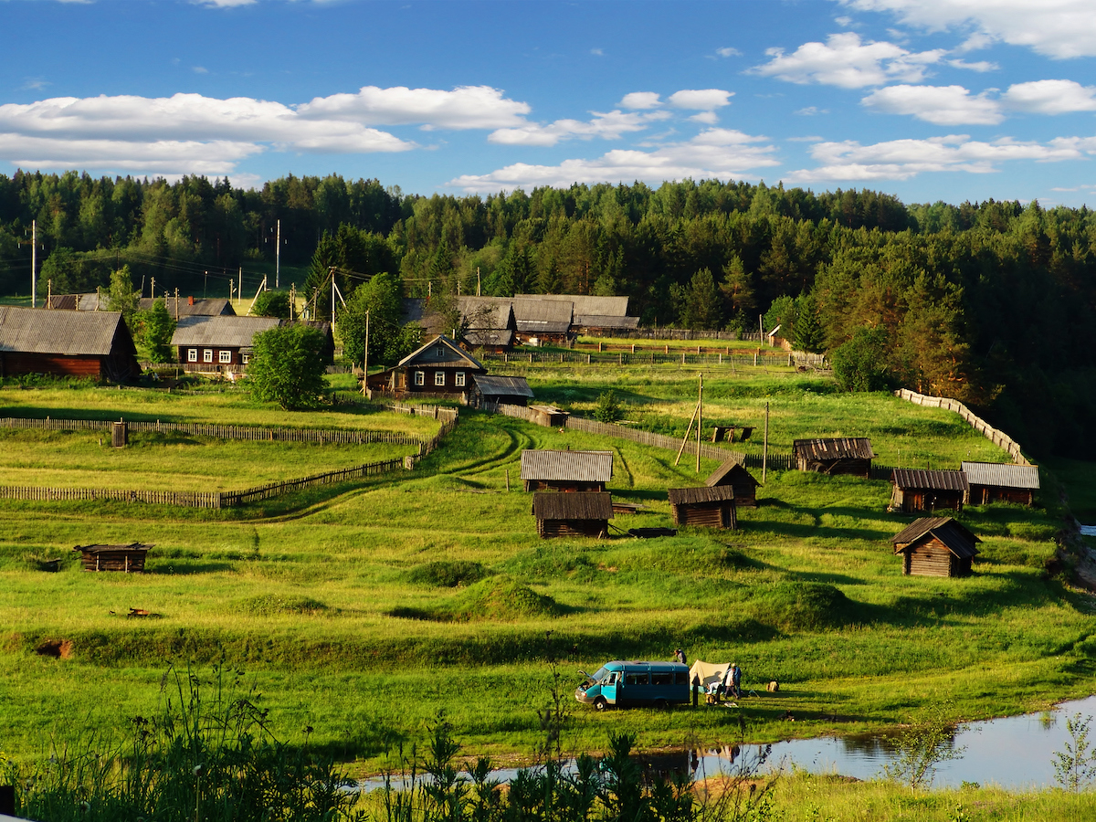 Деревня Мегра, Вологда, Россия, Европа