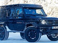 Новый Mercedes G-Class 4×4 Squared заметили во время зимних тестов