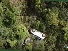 Бразилец угробил автомобиль, кубарем скатившийся с утёса