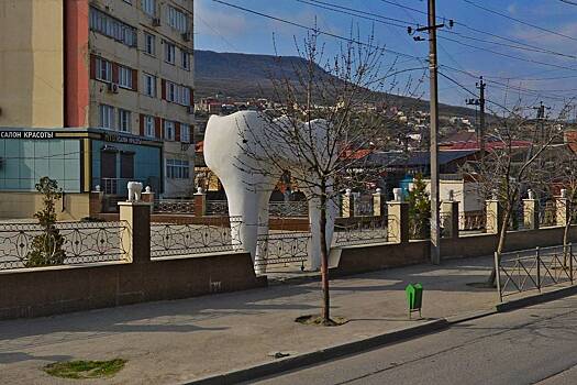 Самый большой искусственный зуб в мире удалили в российском городе