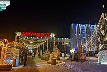 Краевая ярмарка "АмурФест. Зима" проходит на площади Ленина в Хабаровске