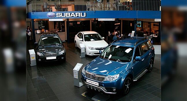 Продажи Subaru в РФ снизились на 66%