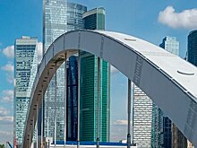 Архитектурная подсветка украсила мост северного дублёра Кутузовского проспекта